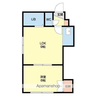 ブルーベル北17【3階】の間取り