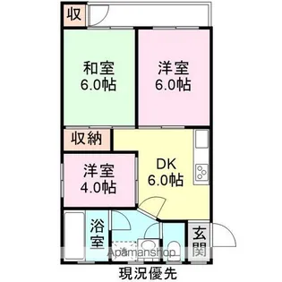 マンションルミエール【402号室】の間取り