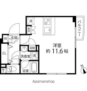 プレール・ドゥーク成増【313号室】の間取り