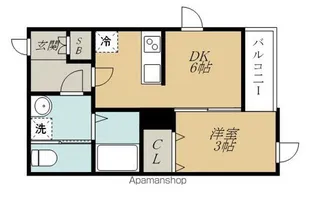 LUCENTE【1階】の間取り