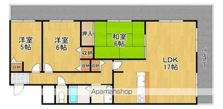 ギャラクシー三国ヶ丘【601号室】の間取り