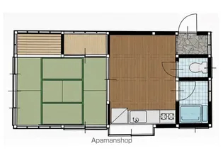 ハイツ香華【101号室】の間取り