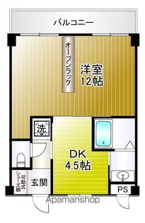 フェリス宮前平Ⅱ【104号室】の間取り