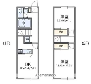 レオパレスレガートⅠ【1階】の間取り