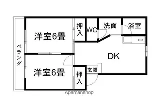 グリーンヒル【3A号室】の間取り