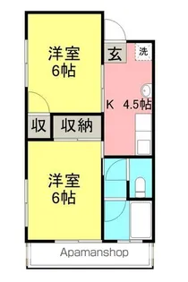 サニースクエア【301号室】の間取り