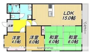 ファミーユ2【401号室】の間取り