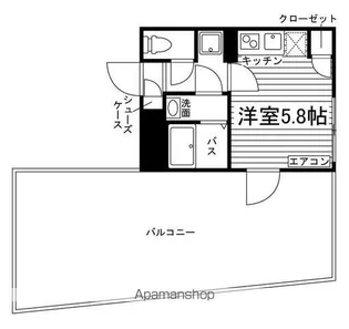 MAISON EST 高円寺【303号室】の間取り