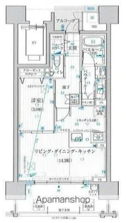 リフローレ浜松中央【9階】の間取り