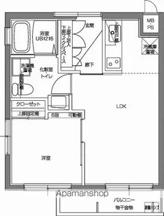 パティーナV代々木上原【4階】の間取り