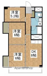 コーポ南沢【207号室】の間取り
