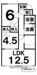 クレアコート【103号室】の間取り