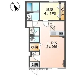 chouette【1階】の間取り