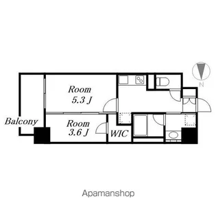 2Kの間取り画像