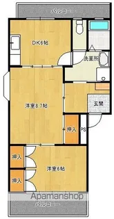 プレジデントE【2階】の間取り