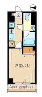 北新宿アーバンエクセレント【2階】の間取り