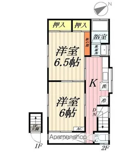 アマテラス戸ヶ崎【2F号室】の間取り