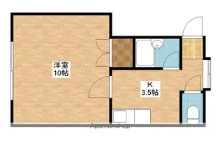 アビタルミネE棟【1階】の間取り