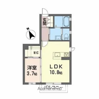 メゾンエスポワールⅢ【1階】の間取り