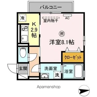 アウローラY【3階】の間取り