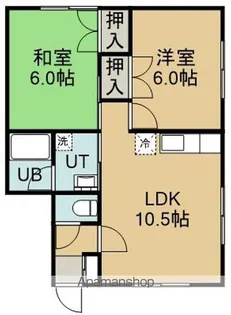 ピュアシティⅡ【2階】の間取り