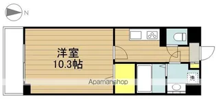 1Kの間取り画像