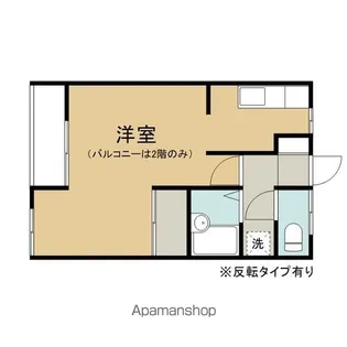 アムール【102号室】の間取り