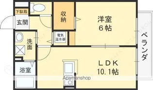 アリオール【103号室号室】の間取り