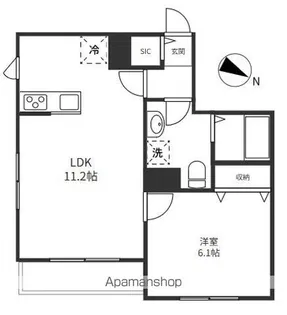 S−FLAT Ⅴ【2階】の間取り