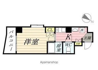 神奈川県横浜市神奈川区子安通1丁目【マンション】の間取り