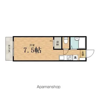ルグラン豊田【1階】の間取り