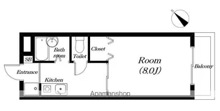 セラー野村【303号室】の間取り
