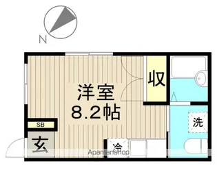 フローラ西小岩【103号室】の間取り