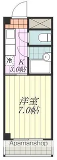 クリスタルビル【402号室】の間取り