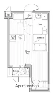 レジデンス東中野ガーデン【4階】の間取り