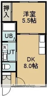 ピュアパレス高盛【306号室】の間取り