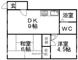 コンフォート澄川【206号室】の間取り