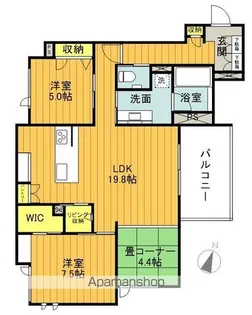 エリートヒルズ【202号室】の間取り