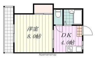 コーポ辰巳【3階】の間取り