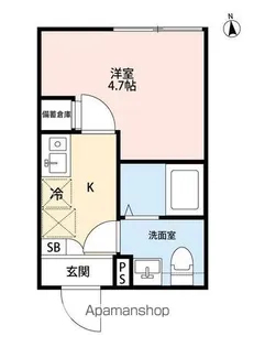 CIEL KAMIKITAZAWA【B102号室】の間取り