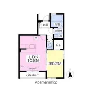 アリエッタⅠ【101号室】の間取り