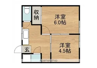 コーポ泉【7号室】の間取り