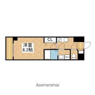 THE RESIDENCE SAKURAYAMA WEST【402号室号室】の間取り