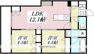 キルシュ ブリューテ 2【202号室】の間取り