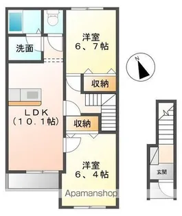レガート【2階】の間取り