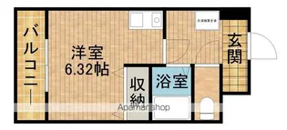 英和マンション龍禅寺【402号室】の間取り