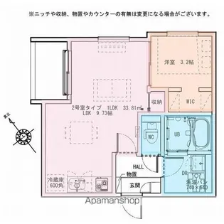 REGALEST堺町家【302号室】の間取り