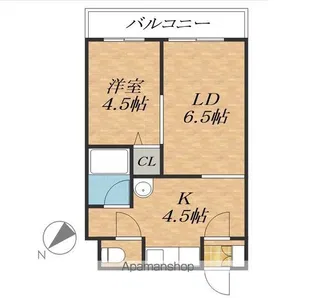 マルクエレガンス3【3階】の間取り
