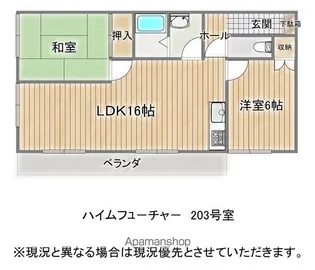 ハイムフューチャー【2階】の間取り
