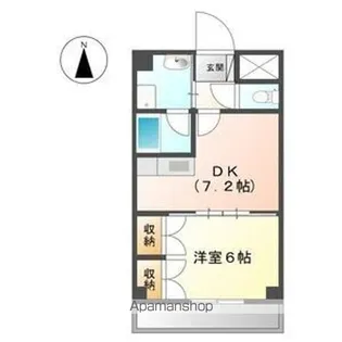 レジデンス志賀【3階】の間取り